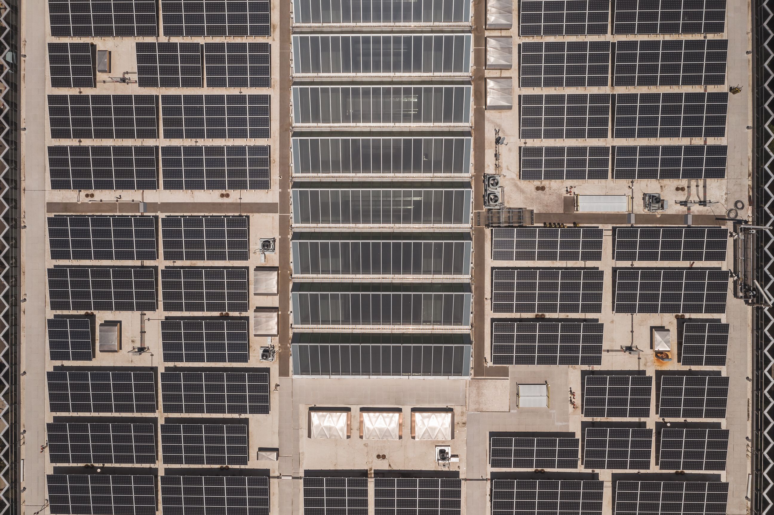 Rooftop solar panels
